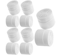 Gatuida Scatola Deodorante per Armadio 150Ml Set da 10 Pezzi con Coperchio Traforato in Plastica Bianca Contenitore per Rimozione Odori e Deodorante per Ambienti Come Bagno Auto e