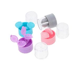 Gatuida Scatola per Pulizia Lenti a Contatto Manuale Portatile 4 Pezzi Pp | Vacanza e Campeggio, Struttura Leggera, Uso Rotante, Confezione Completa da 4 Pezzi Colore Casuale
