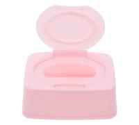 Gatuida Scatola Salviette Umidificate per Ragazzo Ragazza Ragazza Contenitore per Dischetti di Cotone Coperchio Ribaltabile Antipolvere Estrazione Rapida una Mano Colore Rosa Elegante