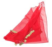 Gatuida Sciarpa da donna con coda lunga e moneta, berretto da pirata, bandana, copricapo per avvolgere i capelli, accessori per costumi da notte