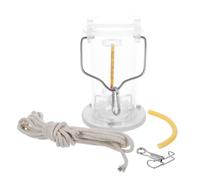 Gatuida Secchio campionatore per acqua trasparente, 0,5 litri, per analisi. | Secchio in acrilico per il prelievo di campioni d'acqua superficiali e di fondo, con chiusura ermetica, leggero, ideale