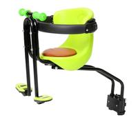 Gatuida Seggiolino Bici Anteriore per Regolabile con Sicurezza Antiurto e Pedali Pieghevoli Adatto per Anni Seduta e Schienale Rinforzato Verde