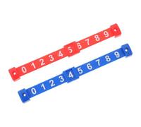 Gatuida Segnapunti per Calcio Balilla 2 Pezzi Contatori Punteggio Portatili in Materiale PP Stabile per Mini Calcio Balilla da Tavolo