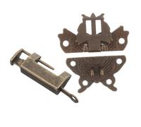 Gatuida Serratura Farfalla Vintage in Lega Antiruggine per Scatole in Legno Stile Cinese Lucchetto Decorativo per Gioielli e Armadietti Antichi Chiusura Sicura e Rustica