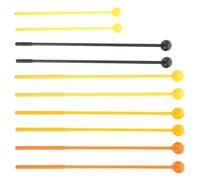 Gatuida Set 10 Bacchette Percussioni in Plastica Multicolore, Mazze per Xilofono e Tamburo, Accessori per Strumenti Musicali Ragazzo Ragazza Principianti, Dimensioni Grande Media Piccola,