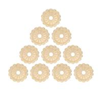 Gatuida Set 10 Pezzi Rondelle Decorative per Mobili Vintage in Rame Antico 3,2 Cm, Rondelle di Supporto per Maniglie Cassetti, Ferramenta per Restauro e Arredamento Casa Stile