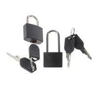 Gatuida Set 2 Mini Lucchetti con Chiave in Metallo, Piccolo Lucchetto per Armadi e Portagioie, Serrature di Sicurezza per Valigie e Diario, Adatti per Casa, Scuola e Viaggi