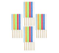 Gatuida Set 24 Spolverini Multiuso per Pulizia Persiane in Vinile Spazzole per Fessure e Prese D’Aria Asciugatrice Impugnatura Ergonomica per Angoli e Scanalature Difficili