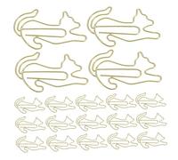 Gatuida Set 25 Fermagli Per Carta a Animale in Metallo Graffette Per Segnalibri Colorate e Creative Studenti e Ufficio Clip Foto Documenti
