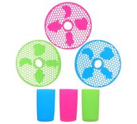 Gatuida Set 3 Pezzi Accessori per Macchina Granite Ninja, Impugnature e Vaschette Raccogli Gocce in Silicone Antiscivolo e Lavabili, Compatibili con Fs301, Uso Cucina e Eventi