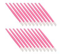 Gatuida Set 50 Pezzi Strumenti Manicure Spingi Cuticole Multifunzionale in Silicone Rosa Penna per Gioielli Applicatore Adesivi e Scrubber Esfoliante per Nail Art Professionale e Uso