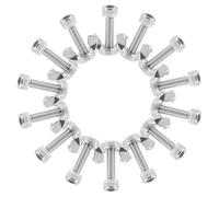 Gatuida Set Completo da 14 Pezzi di Spille e Bulloni in Metallo Dadi ad Alette per Tornio da Vasaio, Strumenti Versatili per Progetti di Maglieria e Ceramica Fai da Te