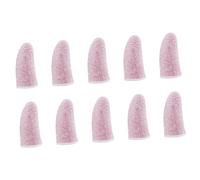 Gatuida Set da 10 Copri Dita da Gioco in Fibra di Carbonio Rosa Manicotti Antiscivolo e Antisudore per Touchscreen Protezioni Elastiche per Dita da Gaming Accessori Portatili per