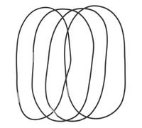 Gatuida Set da 10 Elastici Elasticizzati per Quaderno e Diario Fascette a Molla Nere Chiusura L Elastici per Fissaggio Taccuino da Viaggio Resistenti e Durevoli per Blocchi Appunti e