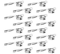 Gatuida Set da 10 Paia di Tiretti per Cerniera a Doppio Strato in Lega Robusta Foro Singolo Cursori Antifurto Staccabili per Valigie e Bagagli Accessori Antideflagranti per Sicurezza