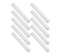 Gatuida Set da 10 Pezzi Chiusura a Pressione Magnetica per Porte di Mobili Dispositivo di Rimbalzo Nascosto per Armadi e Cassetti Maniglia Incassata Bianca Metodo di Chiusura Sicuro