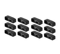 Gatuida Set da 12 Pezzi di Passanti in Silicone Nero da 22 MM per Cinturini Orologio Ferma Cinturino Antiscivolo per Smartwatch Sportivi Resistente al Sudore e Uso Outdoor