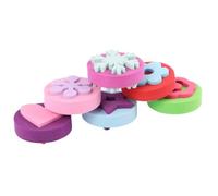 Gatuida Set da 12 Timbri per Dipingere in Eva Stencil per Graffiti Autoinchiostranti Giocattoli Educativi per Strumenti Creativi per Scuola e Feste Colori Assortiti Colore Casuale