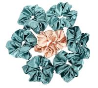 Gatuida Set da 7 Elastici per Chioma in Raso di Seta Scrunchies per Damigelle D’Onore e Sposa Accessori Eleganti per Matrimonio Addio al Nubilato Confortevoli e Delicati sui Chioma