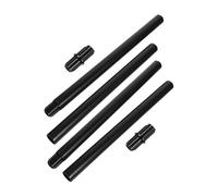 Gatuida Set di 4 Connettori per Lampioni da Giardino Solari Neri Abs