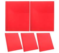 Gatuida Set di 5 cartelle portadocumenti in plastica con 2 tasche, formato | Portadocumenti formato A4 per contratti, documenti aziendali, ricevute, relazioni commerciali, verbali di riunione e progetti