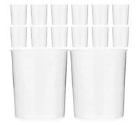 Gatuida Set di 50 misurini in plastica da 100 ml - Tazze graduate trasparenti per la cottura al forno, piccole brocche graduate per liquidi da cucina, latte, farina, miscelazione, preparazione del