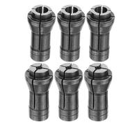 Gatuida Set di 6 pinze per smerigliatrice, mandrino di serraggio per | Pinza di serraggio per macchine utensili, compatibile con attacchi da 3 mm/6 mm per utensili elettrici multifunzione da