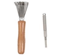 Gatuida Set Superficie e in per Design Compatto Inossidabile Antiscivolo 1 Strumento Raddrizzare Kenzan la e Pulizia Aghi di Fiori Ikebana