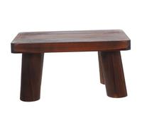 Gatuida Sgabello Basso in Legno per Anziani, Uso Bedside e Ufficio | Stile Moderno e Minimalista, Footing Sicuro per Piedi, Utile come Piccolo Banco, Facile da Spostare tra Stanze