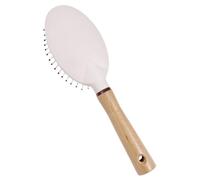 Gatuida Spazzola per Capelli Districante Portatile con Setole Morbide e Manico in Legno Massaggio del Capelluto Adatta a Viaggi e Impiego Quotidiano Resistente e Facile da Usare