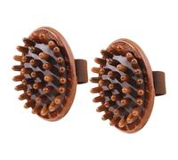 Gatuida Spazzola per Massaggio dei Meridiani in Legno di Sandalo 2 Pezzi, Pettine Versatile per Relax Corporeo e Benessere Prima di Dormire in Spa