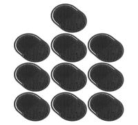Gatuida Spazzola per Shampoo Facile da Impugnare Chioma Nera 10 Pezzi Ovale in Pp Design Ergonomico per Cura Completa e Pulizia Profonda Adatta a Doccia e Routine Quotidiane