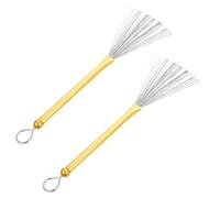 Gatuida Spazzola Per Tamburo in Acciaio e Plastica Design Gancio Superficie Liscia Facile Da Suonare Regolazione Retrattile Adatta Per Strumenti Percussione Come Tamburo Speciale e Jazz