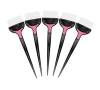 Gatuida Spazzola per Tintura Chioma Professionale Set da 5 Pezzi Morbida Riutilizzabile per Parrucchieri e Uso Domestico Strumenti da Barbiere per Applicazione Colore Chioma Salone e Fai