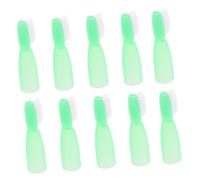 Gatuida Spazzolino da Dentiera per Carcere Setole Morbidi Antinfiammatorie Manico Corto 10pezzi per Detenuti