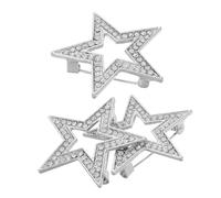 Gatuida Spilla a Stella Cava in Lega da 3 Pezzi per Donna, Spilla per Giacche e Scialle, Accessorio Decorativo Elegante per Abbigliamento Femminile e Occasioni Speciali