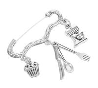 Gatuida Spilla da Chef in Lega di Zinco Resistente Decorativa per Costume da Cuoco Regalo per Chi Ama Cucinare e Appassionati di Dolci Accessorio Versatile per Cucina e Abbigliamento