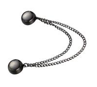 Gatuida Spilla Magnetica a Catena Nera Per Maglione e Cardigan, Fibbia Invisibile Per Vestiti e Sciarpe, Clip Magnetica Anti-scivolo Per Accessori Moda