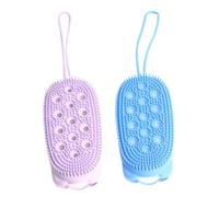 Gatuida Spugna Bathing Accessory e Mud Brush 2 Pezzi in Gel di Silice e Materiale Spugnoso per Bagno, Esfoliante e Massaggiante, Adatta per Delicato Corda di Sospensione