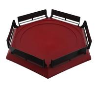 Gatuida Stadio Battling Top - Campo di allenamento in plastica per Gyro, vassoio per dischi per giochi di battaglia per casa o classe, tabellone per stadio sportivo Gyro rosso