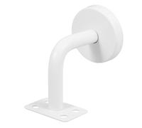 Gatuida Staffe per Corrimano in Acciaio Inox Montate a Parete Supporto Stabile e Sicuro, Design Moderno Bianco, Adatte per Interno ed Esterno