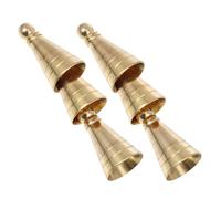 Gatuida Stampo a Torre Conica in Ottone 6 Pezzi per Incenso Fai da Te, Riutilizzabile e Facile da Pulire, per Artigiani e Produzione di Incenso a Cono, Compatto per Uso in Viaggio