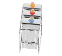 Gatuida Stampo per Ghiaccioli in Acciaio Inossidabile Cavità con Base Porta Stampo Kit per Gelati Fai da Te Facile da Pulire e Smontare Adatto Preparare Ghiaccioli Artigianali con Acqua