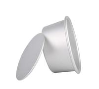 Gatuida Stampo per Torte Rotondo Alluminio Leggero Antiaderente e Rimovibile per Mini Torte Biscotti e Pudding Utensili per Feste e Speciali