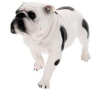 Gatuida Statua Bulldog Francese in Plastica Resistente Cane da Tavolo Decorativo Scultura Animale Adorabile per Collezione e Regalo Figura Solida e Leggera per Scrivania e Casa