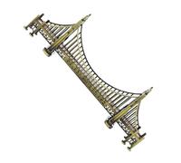 Gatuida Statua Ponte di San Francisco in Metallo Vintage, Centrotavola Decorazione da Scrivania retrò Color Bronzo Antico, Ornamento da Tavolo per Ufficio e Collezione Commemorativa