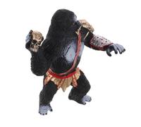 Gatuida Statuetta Gorilla in Plastica Scultura Animale Giungla Dettagliata Educativo e Decorazione da Tavolo per Casa