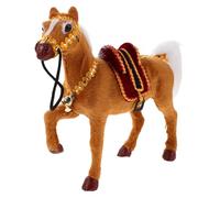 Gatuida Statuette di cavalli, giocattoli per bambini, giocattoli realistici in plastica per fattoria con effetto sonoro, bambole per bambini, bomboniere per feste a forma di cavallo, decorazioni per