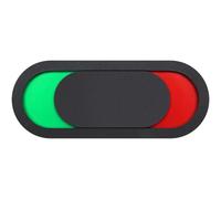 Gatuida Status - Targhetta per porta d'ufficio, con diapositiva, per conferenze, visualizzazione della porta scorrevole, colore nero