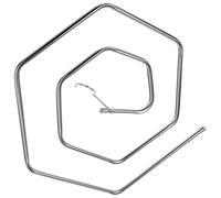 Gatuida Stendibiancheria Spirale in Acciaio Resistente per Lenzuola e Coperte Salvaspazio Uso Interno ed Esterno Adatto per Balcone e Muro Supporto per Asciugatura Veloce